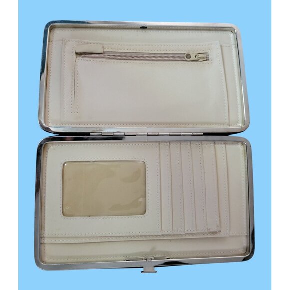 Vintage 90s Nocona Western Cowgirl Wallet With Horse Design & Rhinestones - Picture 3 of 3